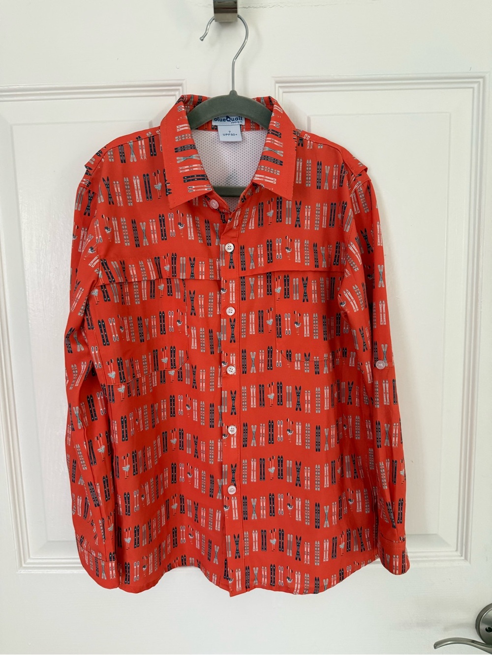 Blue Quail apres ski long sleeve shirt size 7